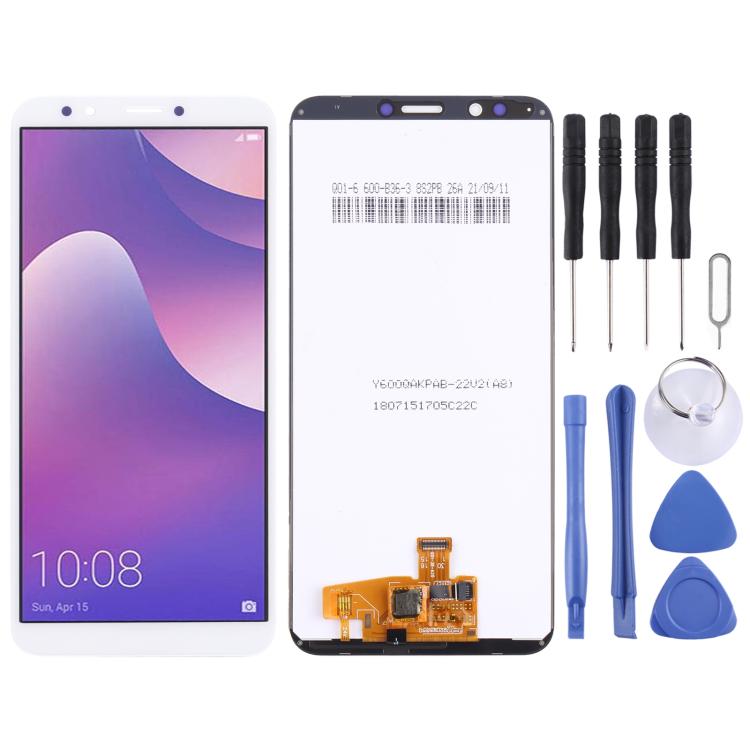 ⁧مجموعة كاملة لشاشة LCD ومحول رقمي لهاتف Huawei Y7 Pro 2018⁩, For Huawei Y7 Pro 2018