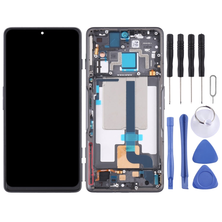 شاشة LCD أصلية كاملة مع إطار لهاتف شاومي Redmi K50 Gaming