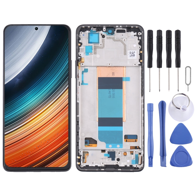 شاشة LCD أصلية كاملة مع إطار لهاتف شاومي Redmi K40S