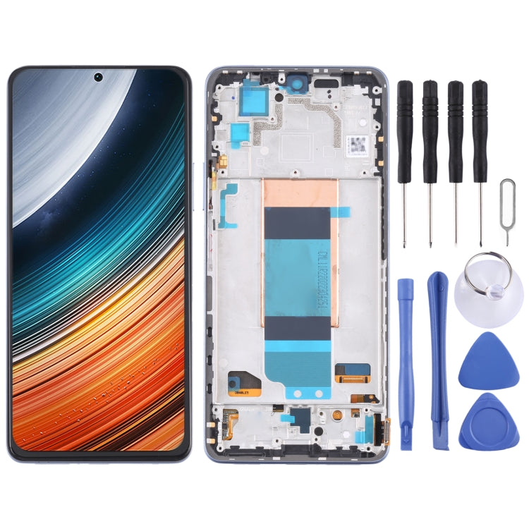 شاشة LCD أصلية كاملة مع إطار لهاتف شاومي Redmi K40S
