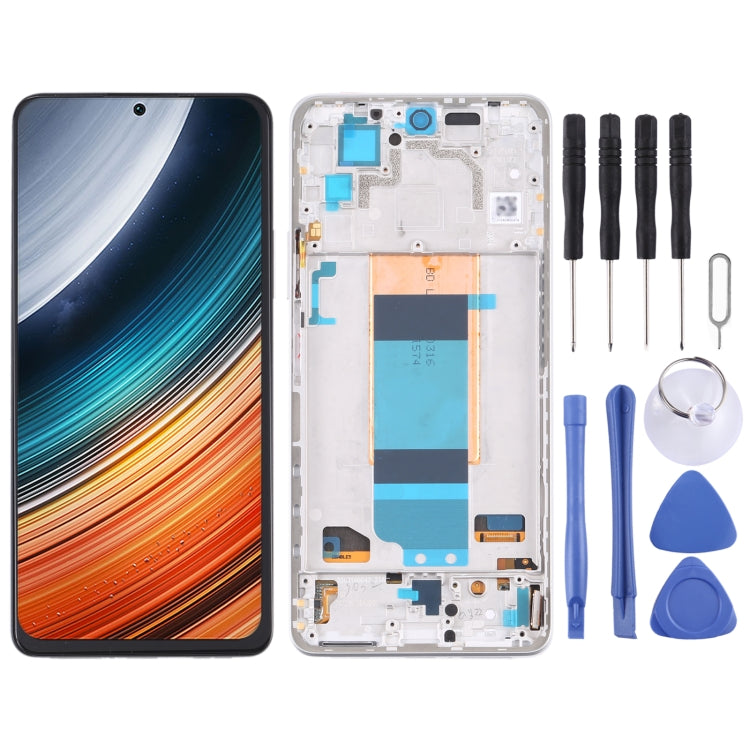 شاشة LCD أصلية كاملة مع إطار لهاتف شاومي Redmi K40S