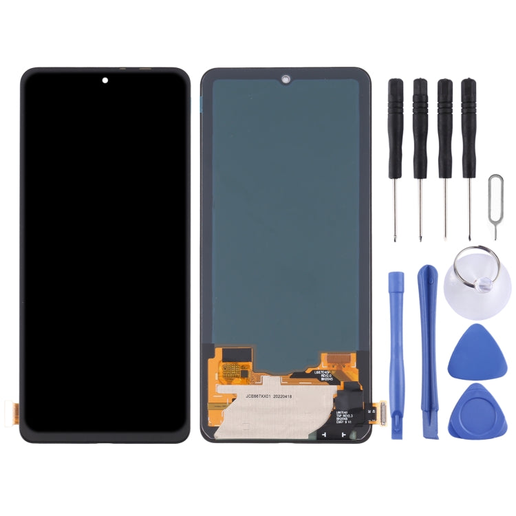 شاشة OLED ومحول رقمي لهواتف شاومي Redmi K40 و Poco F3 مجموعة كاملة
