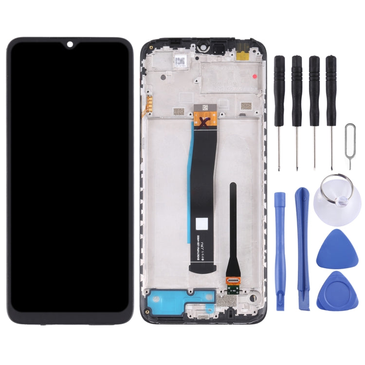 Original full LCD screen with frame for Xiaomi Redmi 10C and Poco C40 phones