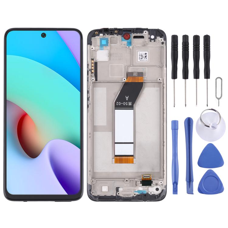 شاشة LCD أصلية كاملة مع إطار لهاتف شاومي Redmi Note 11 4G