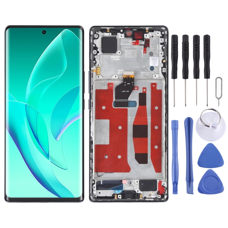 Original full OLED screen with frame for Honor 60