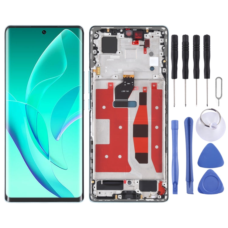 Original full OLED screen with frame for Honor 60