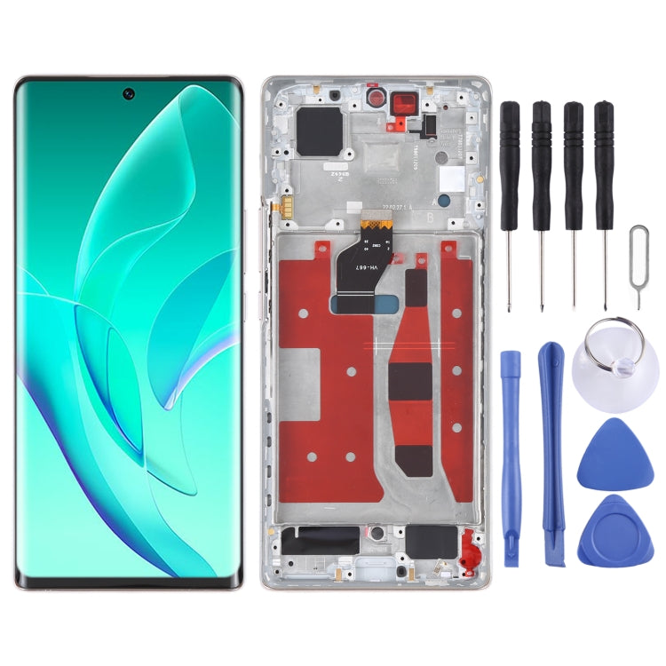 شاشة OLED أصلية كاملة مع إطار لهاتف هونر 60