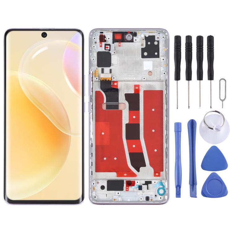 شاشة LCD أصلية كاملة مع إطار لهاتف هواوي Nova 8 5G