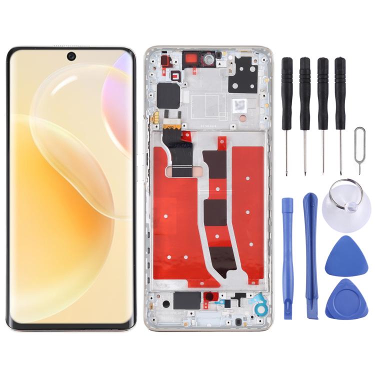 شاشة LCD أصلية كاملة مع إطار لهاتف هواوي Nova 8 5G