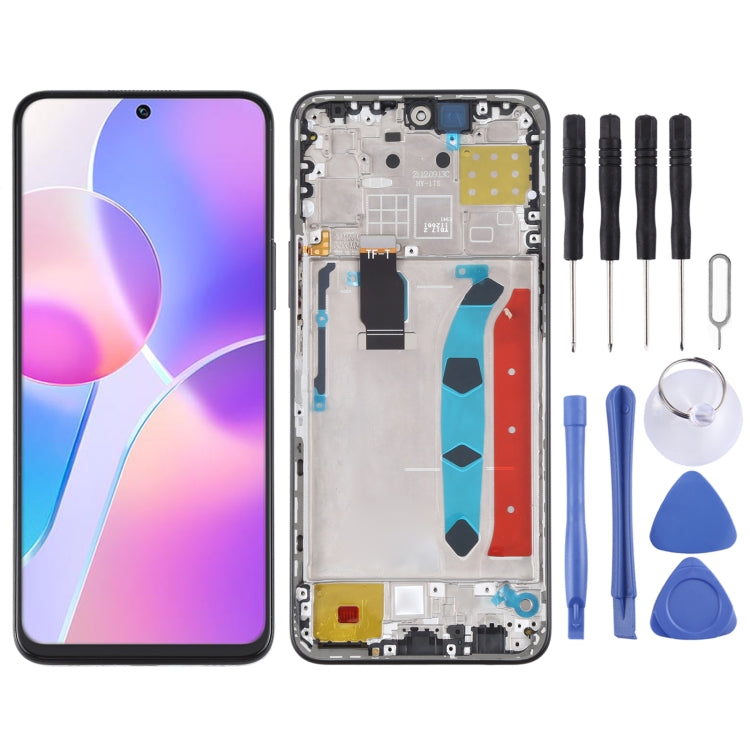 شاشة LCD أصلية كاملة مع إطار لهاتف هونر X30i