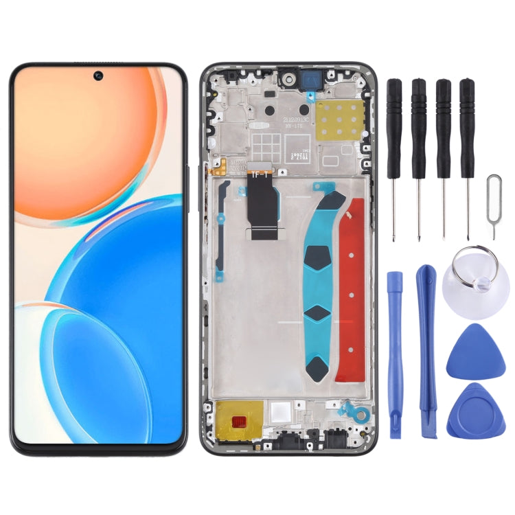 شاشة LCD أصلية كاملة مع إطار لهاتف هونر X8