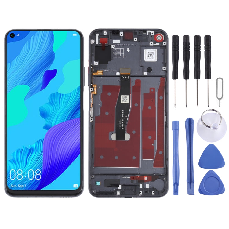 شاشة LCD أصلية كاملة مع إطار لهاتف هونر 20 وNova 5T
