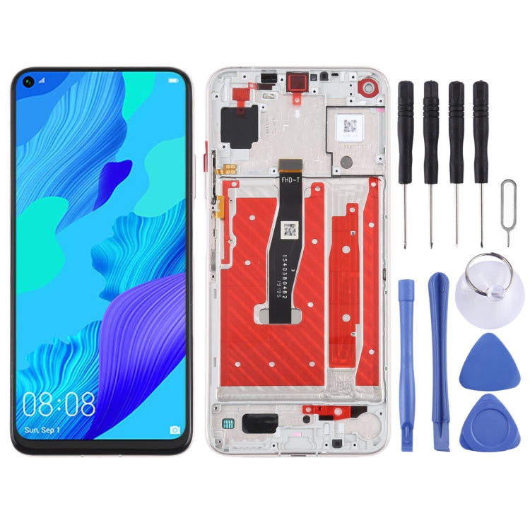 شاشة LCD أصلية كاملة مع إطار لهاتف هونر 20 وNova 5T