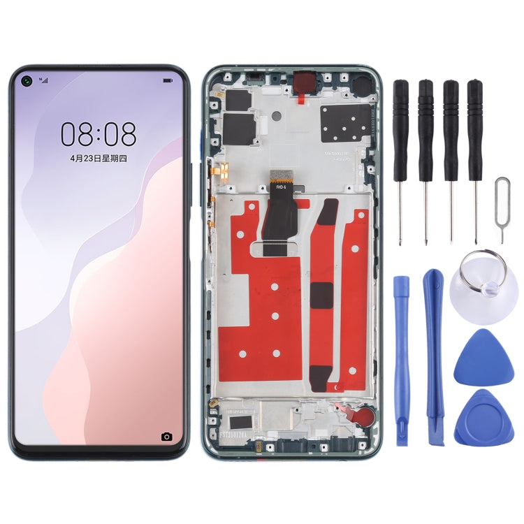 Original full LCD screen with frame for Huawei Nova 7 SE and V30