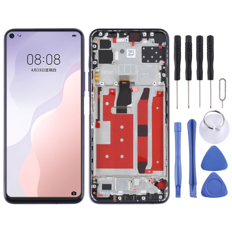Original full LCD screen with frame for Huawei Nova 7 SE and V30