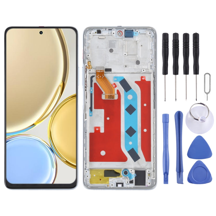 Original full LCD screen with frame for Honor X30 phone