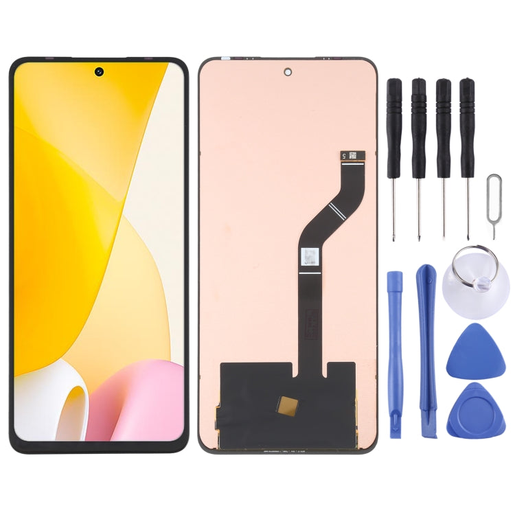 ⁧شاشة AMOLED LCD أصلية لهاتف Xiaomi 12 Lite مع مجموعة كاملة من المحول الرقمي⁩, For Xiaomi 12 Lite(Original)