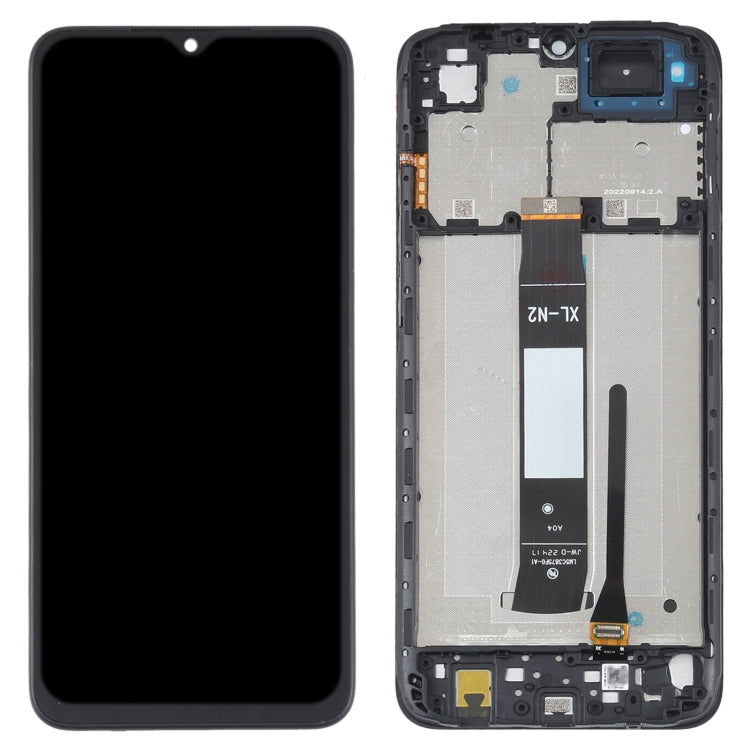 شاشة LCD أصلية كاملة مع إطار لهواتف شاومي Redmi A1 وA1+