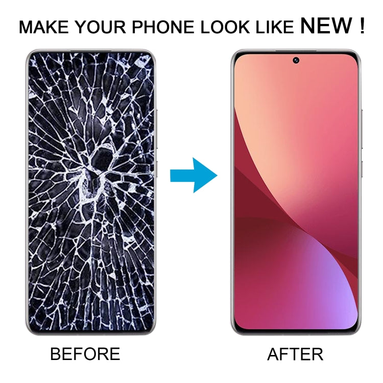 شاشة AMOLED أصلية كاملة مع إطار لهاتف شاومي 12 Pro