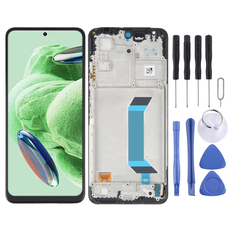 شاشة AMOLED أصلية شاومي ريدمي نوت 12 5G مع إطار
