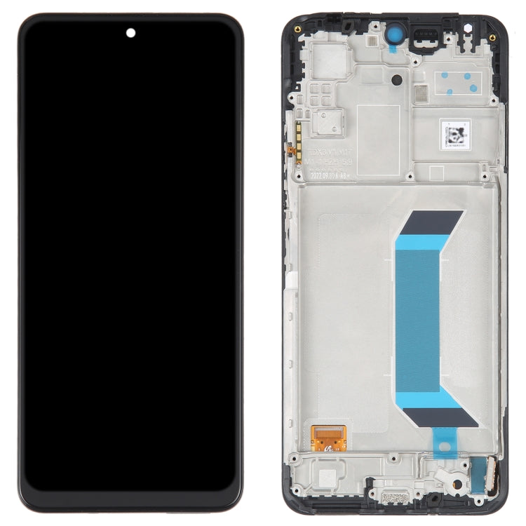 شاشة AMOLED أصلية شاومي ريدمي نوت 12 5G مع إطار