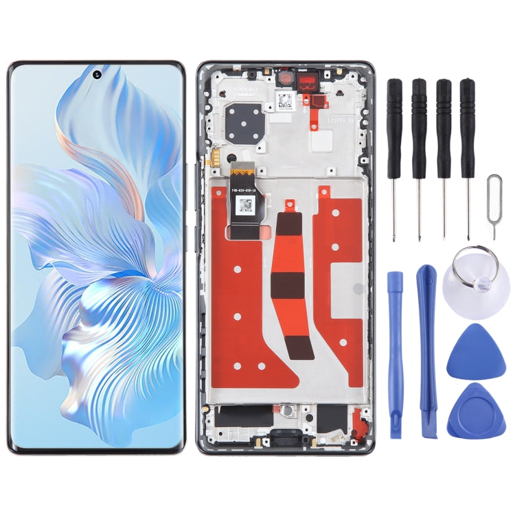 شاشة LCD أصلية كاملة مع إطار لهونر 80 وHuawei P50 Pro