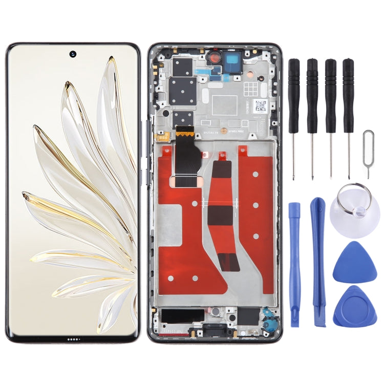 شاشة LCD أصلية كاملة مع إطار لهاتف هونر 70 Pro