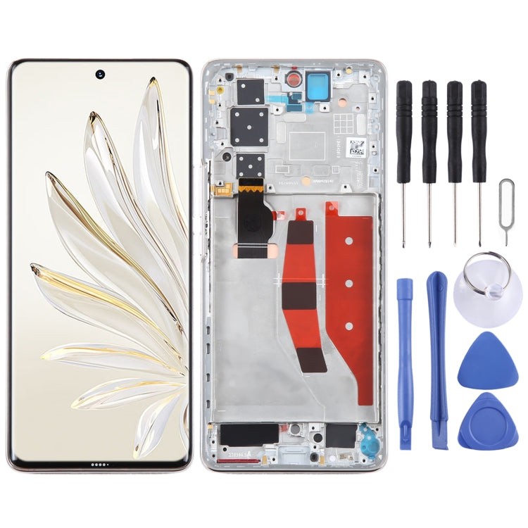 شاشة LCD أصلية كاملة مع إطار لهاتف هونر 70 Pro