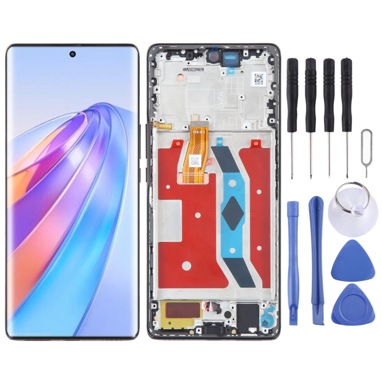 شاشة LCD أصلية كاملة مع إطار لهاتف هونر X40