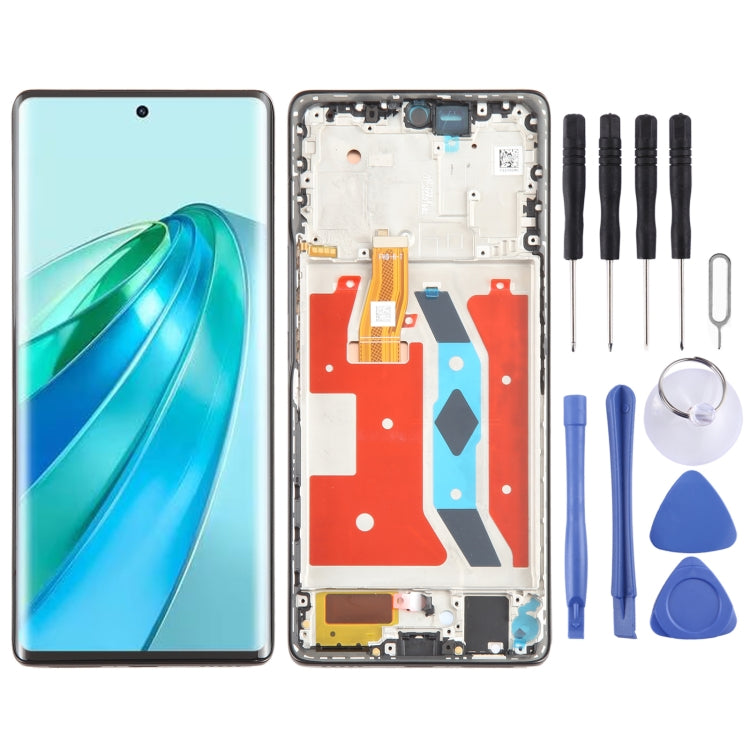 شاشة LCD أصلية كاملة مع إطار لهاتف هونر X9A