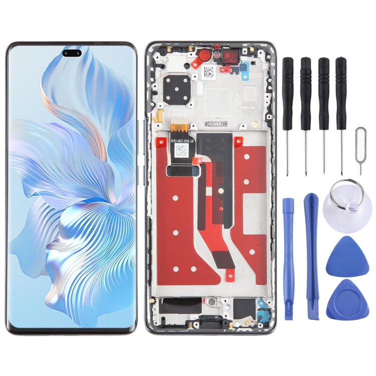 شاشة LCD أصلية كاملة مع إطار لهاتف هونر 80 Pro