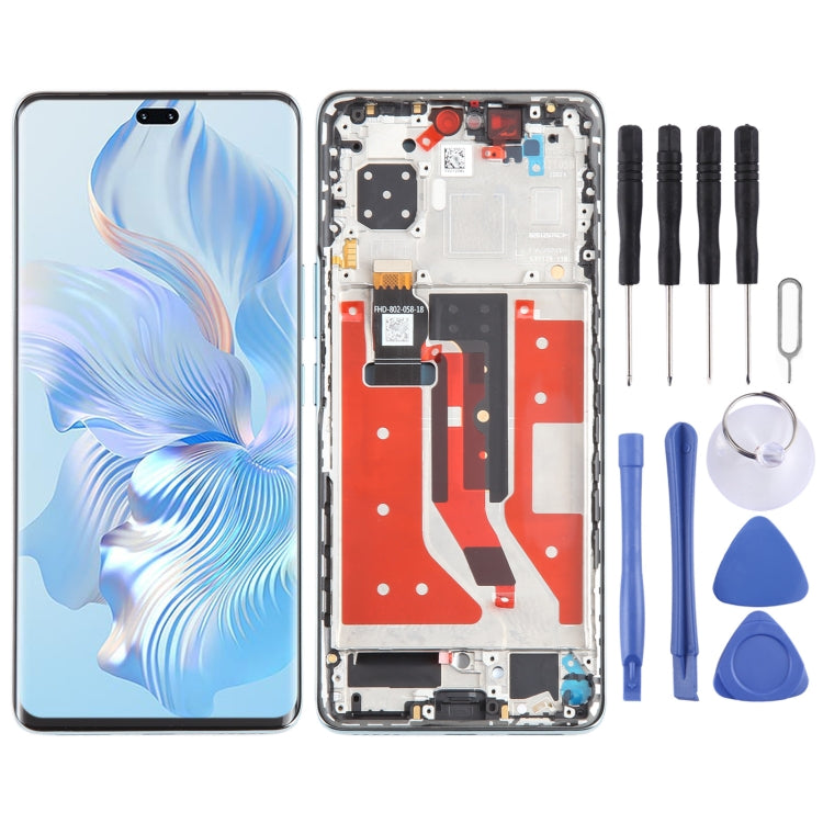 Original full LCD screen with frame for Honor 80 Pro