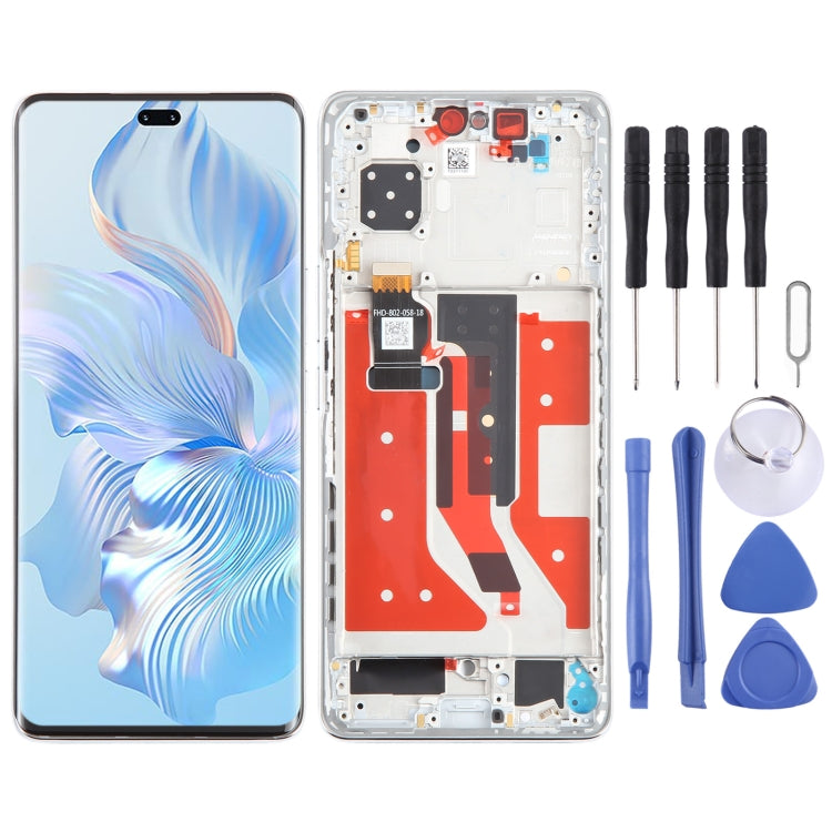Original full LCD screen with frame for Honor 80 Pro