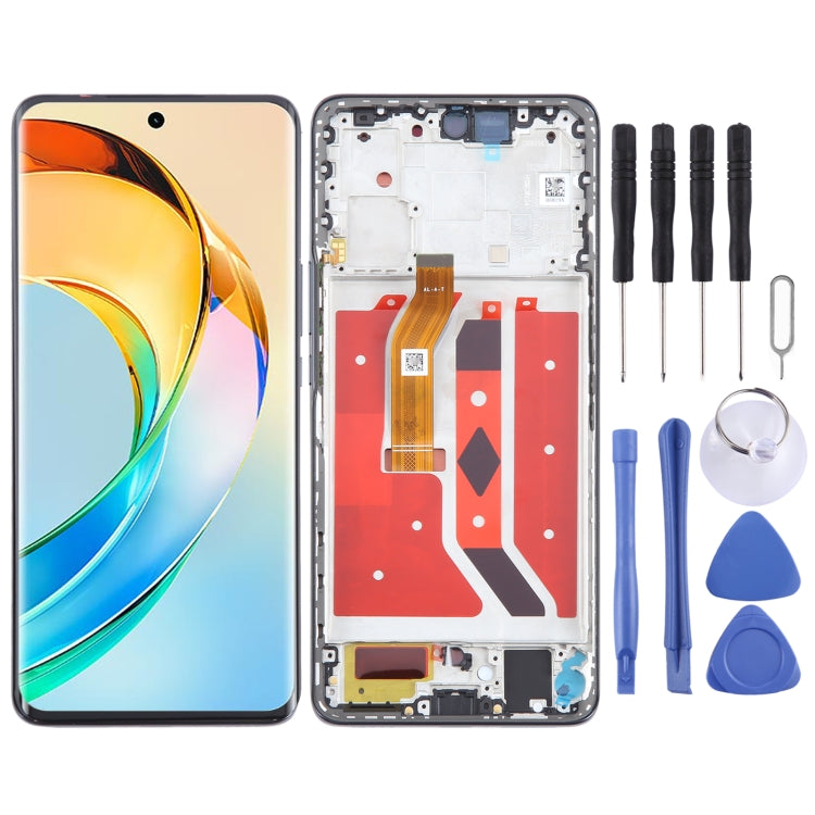 شاشة LCD أصلية كاملة مع إطار لهاتف هونر X9b