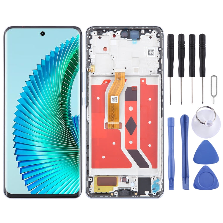 شاشة LCD أصلية كاملة مع إطار لهاتف هونر Magic6 Lite