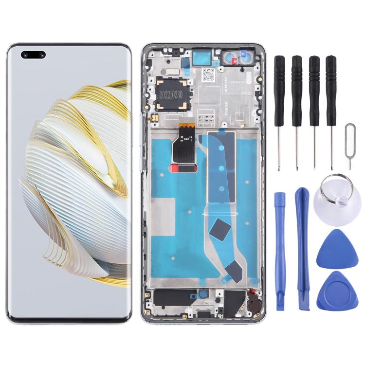 ⁧لهاتف Huawei Nova 10 Pro، مجموعة كاملة من محول الأرقام لشاشة LCD الأصلية مع الإطار⁩, For Huawei Nova 10 Pro (Original)