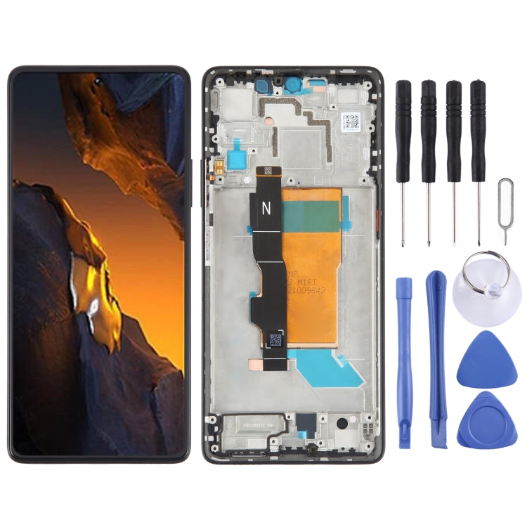 شاشة AMOLED أصلية شاومي Poco F5 مع إطار