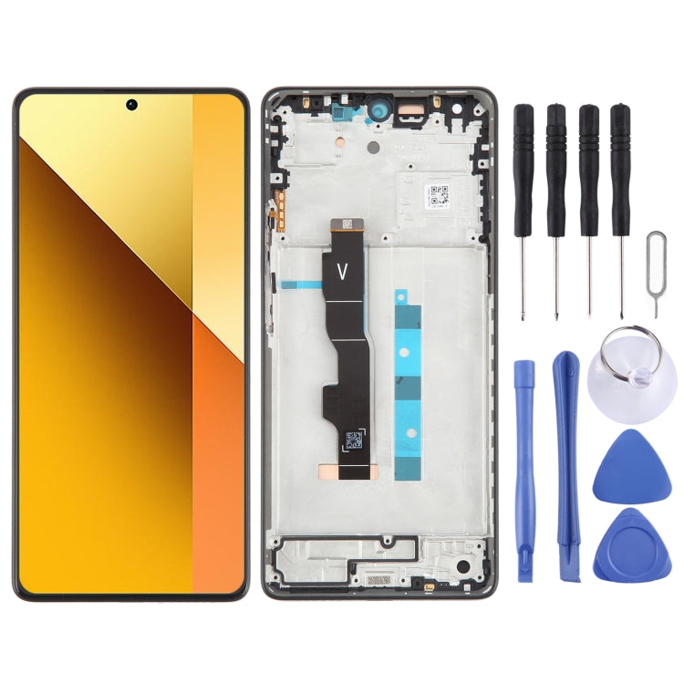 شاشة AMOLED أصلية شاومي Redmi Note 13 5G مع إطار