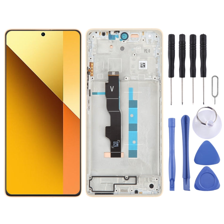 شاشة AMOLED أصلية شاومي Redmi Note 13 5G مع إطار