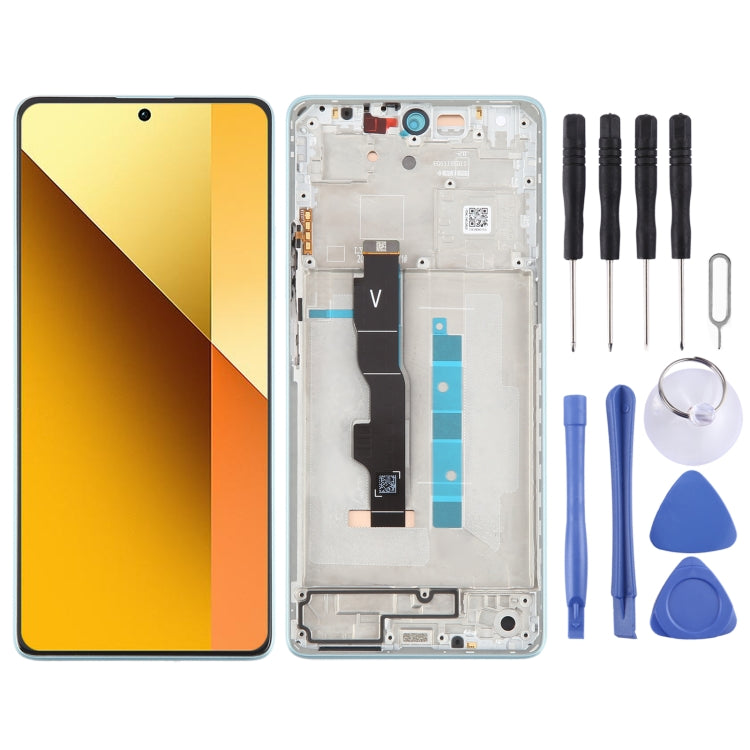 شاشة AMOLED أصلية شاومي Redmi Note 13 5G مع إطار