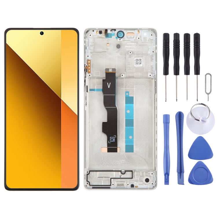 شاشة AMOLED أصلية شاومي Redmi Note 13 5G مع إطار