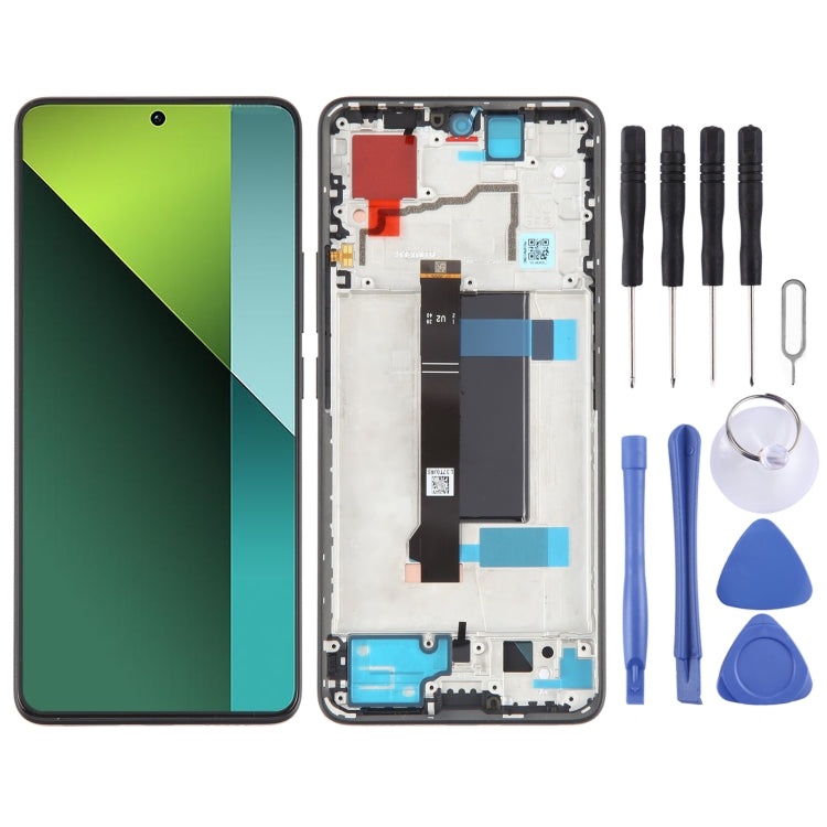 شاشة AMOLED أصلية شاومي Poco X6 مع إطار