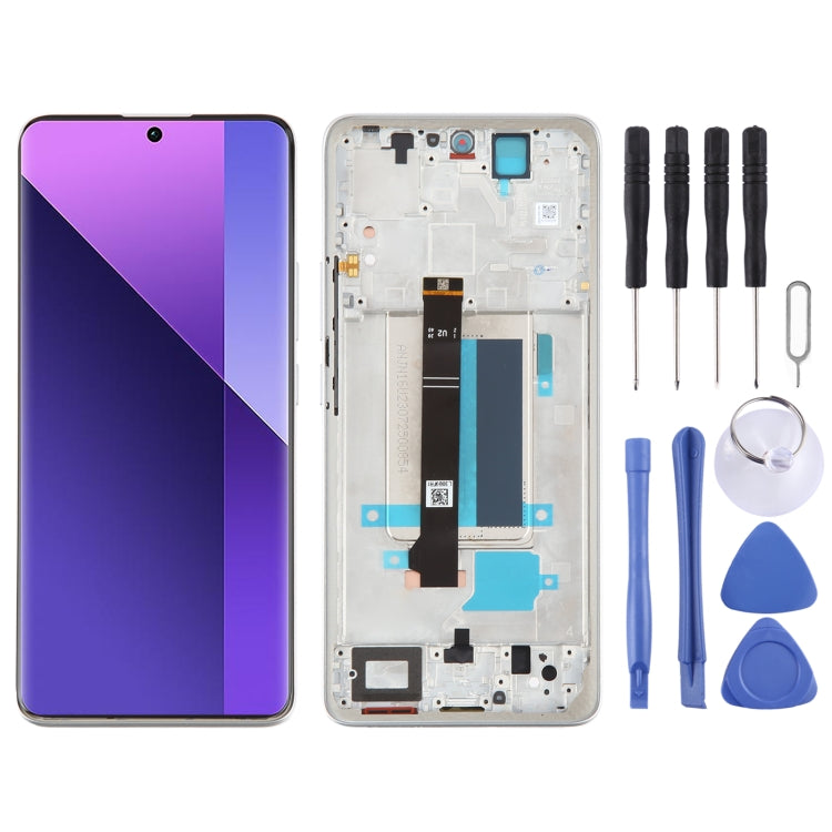 شاشة AMOLED أصلية شاومي Redmi Note 13 Pro+ مع إطار