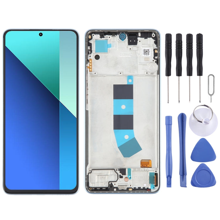 شاشة AMOLED أصلية شاومي Redmi Note 13 4G مع إطار