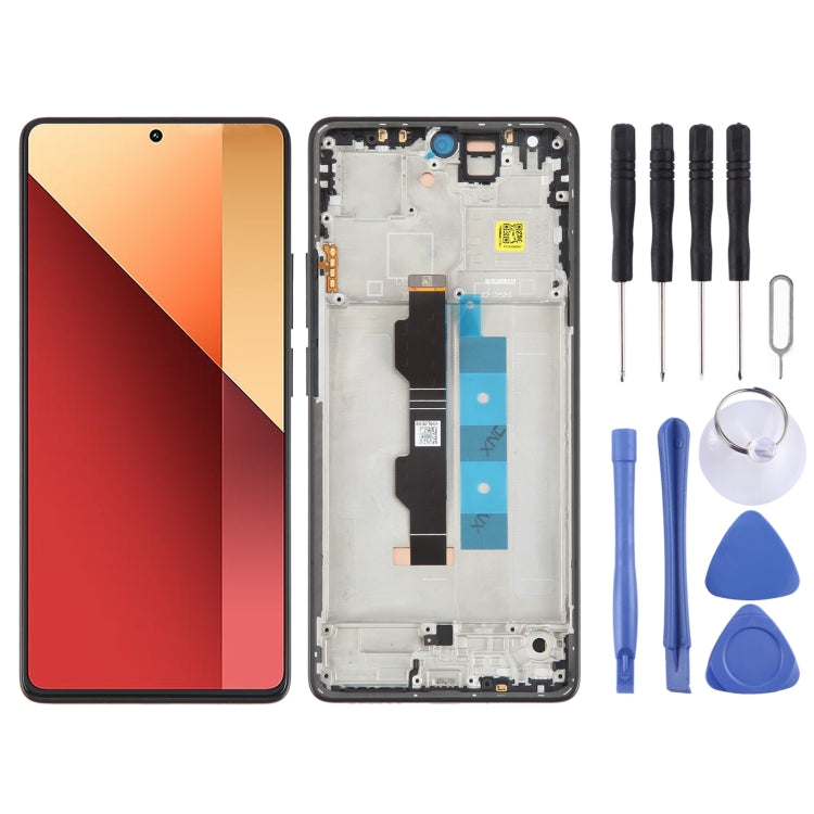 شاشة AMOLED أصلية شاومي Redmi Note 13 Pro 4G مع إطار