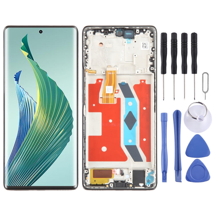 شاشة LCD أصلية كاملة مع إطار لهاتف هونر Magic5 Lite