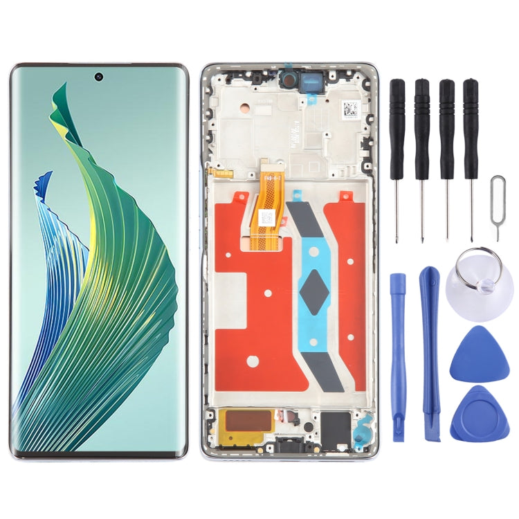 شاشة LCD أصلية كاملة مع إطار لهاتف هونر Magic5 Lite