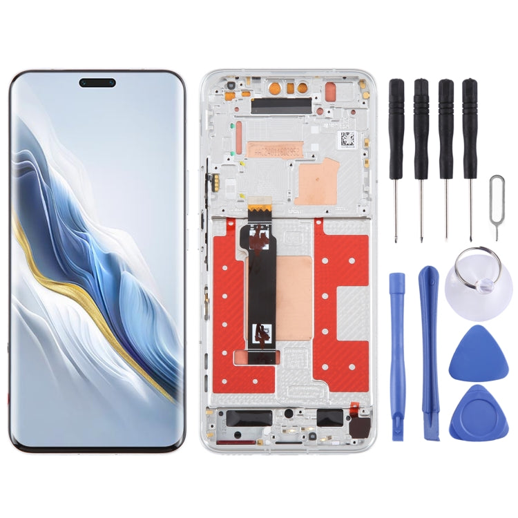 شاشة LCD أصلية كاملة مع إطار لهاتف هونر Magic6 Pro