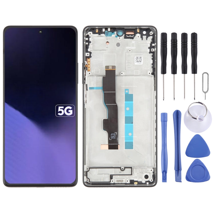 شاشة LCD أصلية شاومي Poco X6 Neo مع إطار