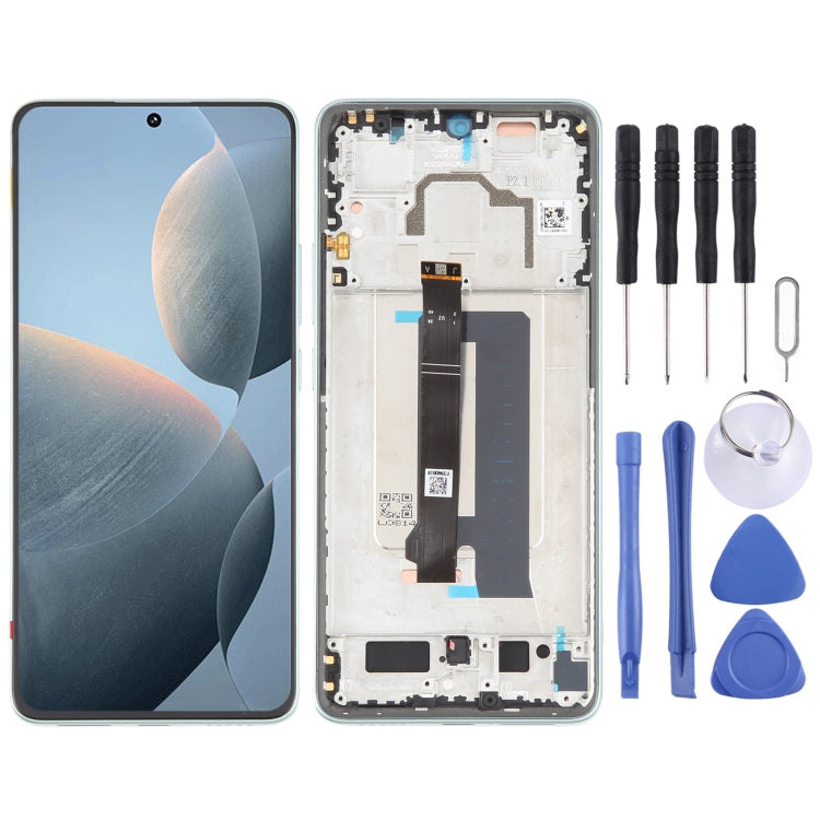 شاشة LCD أصلية مع إطار شاومي Redmi K70E مجموعة كاملة